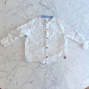 Zara baby boy button down shirt